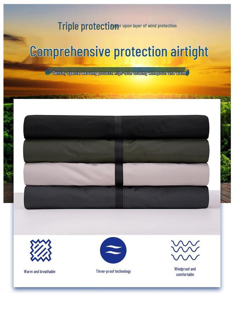 Мужская водонепроницаемая ветровка - Весна/Осень, Дышащая, Большого размера, С капюшоном, Для повседневной носки, кемпинга и альпинизма