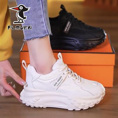 Дышащая сетчатая женская обувь на высокой платформе, женская обувь, универсальная маленькая повседневная спортивная обувь