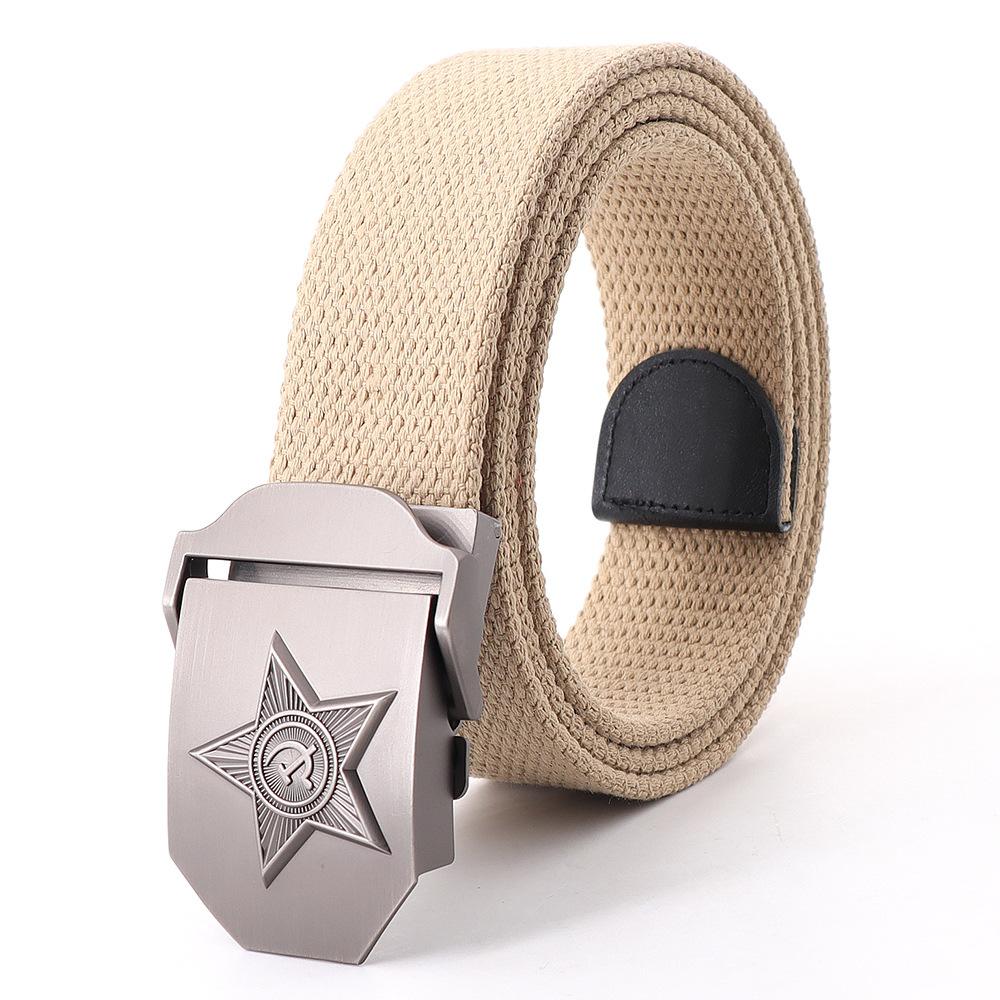 Новый мужской и женский ремень 3D советский государственный герб брезентовый ремень советский пояс памяти