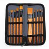Paint Brushes Set for Art Acrylic Gouache Oil Watercolor Artist Canvas Synthetic Nylon Tips 10 Pack