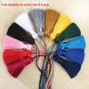 5cm Short Fat Tassel Chinese Knot Ice Silk Pendant for DIY Handicrafts
