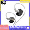 Kz Gk Kunten 1DD Dynamic Drive Earphone Hifi IEMs In Ear Earbuds 2pin Detachable Cable Metal Gamer Headset