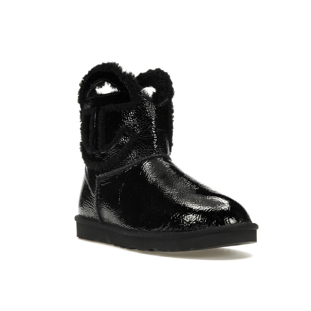 Telfar x UGG Лого Мини Ботинки Крэкл - Черные Мужские Кроссовки 1155790-BLK
