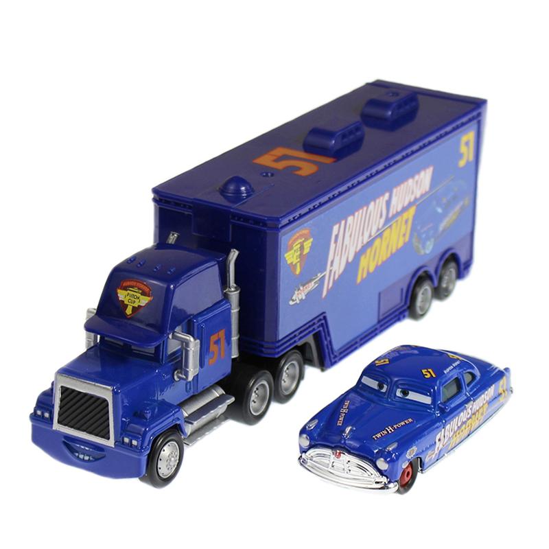 Игрушечная машинка Disney Pixar Тачки 2/3 Молния Маккуин Чик Хикс Кинг Mater 1:55 Литая металлическая модель Игрушка Детский Подарок