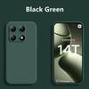 Чехол для телефона Xiaomi 14T Чехол для Xiaomi 14T Pro Жидкая кожа Силиконовый бампер мобильный Funda Para Back Cover
