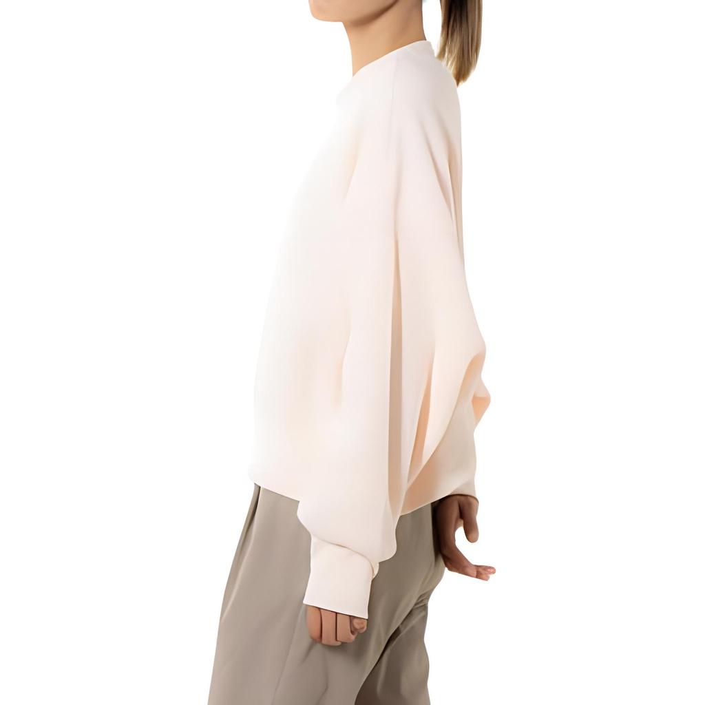 Nike Sweatshirts Women's Beige Crew Neck Moderate Other DQ6845-838