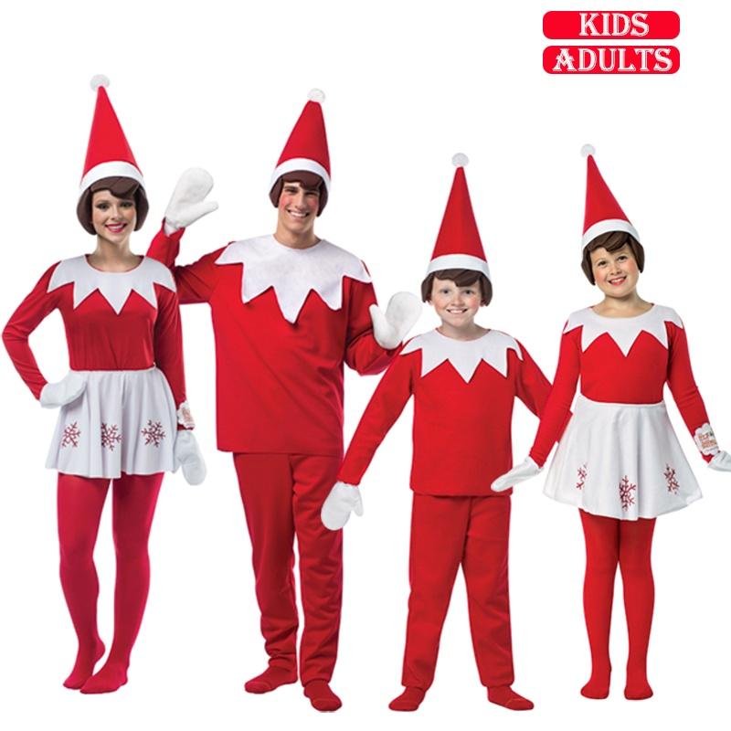 Soft And Breathable Cotton Elf On The Shelf Costume For Halloween