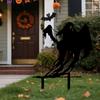 Ghost Garden Stake Metal Ghost Silhouette Ornament Halloween Gothic Yard Sign