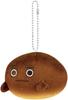 Fuji'pan Plush Toy with Ball Chain, Neobata-kun and Friends, Approx. 8cm, Single Item: Brown Sugar Don