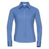 Russell Collection Womens/Ladies Poplin Fitted Long-Sleeved Formal Shirt