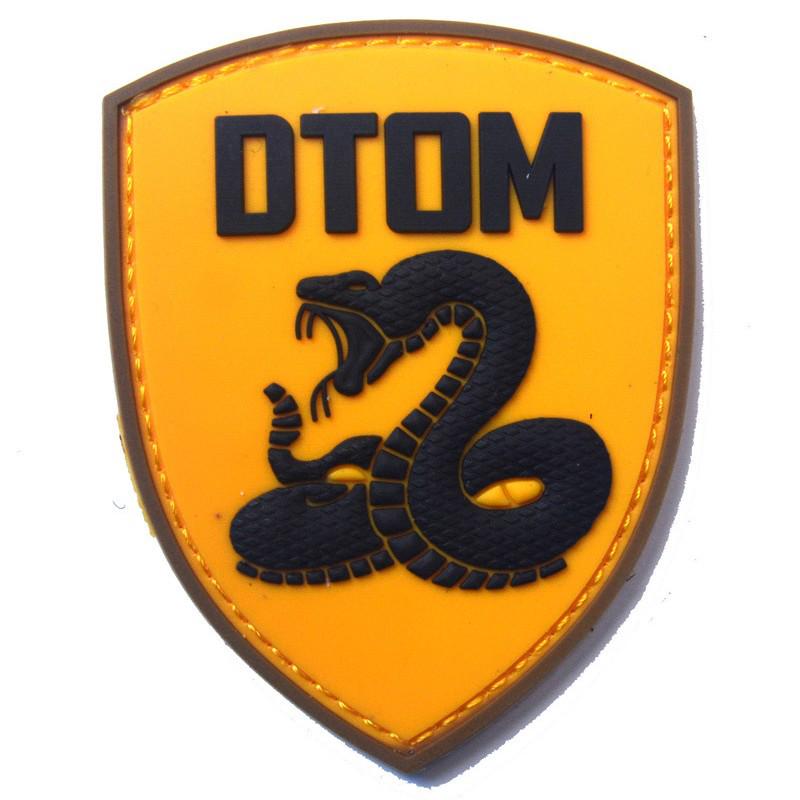 Моральный патч Gadsden Snake DTOM - ПВХ Велкро на липучке