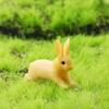2025 NEW Rabbit Easter Decoration Miniature Hare Animal Figurine Resin Craft Mini Bunny Garden Ornament DIY Accessories