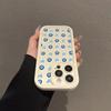 Чехол для телефона Синий с узором Глаза в форме сердца Для iPhone 17 16 Pro Max 11 13 12 14 15 8 7 Plus XS XR X 16E 17E Ударопрочный Мягкий чехол
