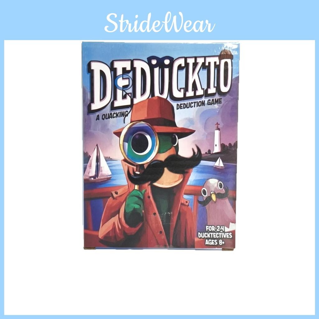 Колода карт Deduckto для игры в кругу семьи и на вечеринке, с интерактивным геймплеем
