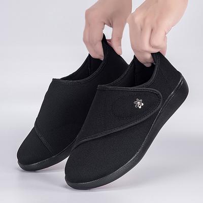 Диабетическая обувь для женщин широкой полноты, кроссовки для ходьбы, регулируемая застежка, слипоны, обувь для мам для пожилых людей, при отеках ног, для улицы