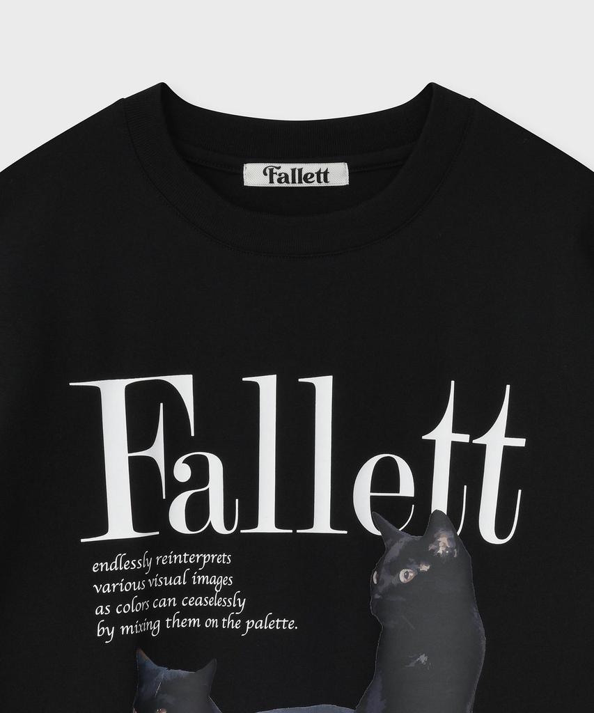 FALLETT Deuce Nero Футболка с коротким рукавом Черная