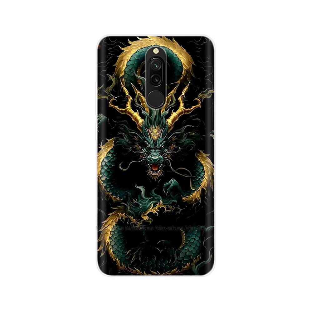 Чехол для Redmi 8 8A Pro, ТПУ Силикон, Ударопрочный, Чехол с Кошкой для Телефона, Для Redmi 8 8A 7 7A redmi7, Прозрачный, Печать, Мягкий