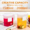 Прозрачный кувшин для холодильника 1,5 л 2 л Кувшин для сока Большой вместимости Кувшин для холодного чая Дом