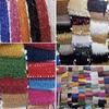Factory Sell 20cm Hand Made 30 Colors Available Glass Beads Crystal Fringe Tassel Light Siam Red for Dress