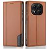 Бизнес RFID Магнитный Флип Кожаный Чехол для Xiaomi Redmi Note 15 14 13 12 11 Pro Plus 15C 14C 13C Слот для Карты Кошелек Чехол для Телефона