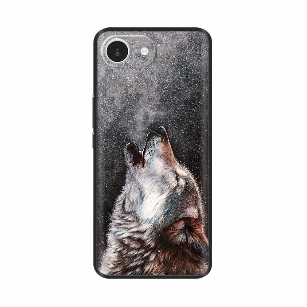 For iPhone 16e Case Black Silicone Painted Case For iPhone 16e Cover TPU Anti-drop Phone Protector Cover For iPhone 16 E Cases