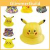 Cartoon Pikachu Fisherman Hat For Kids And Parents Cute Outdoor Sun Hat
