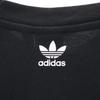 Adidas Originals Футболка с коротким рукавом с большим логотипом Трилистника S черная Мужская Б/У