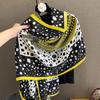 1PC 180*90cm Keep Warm New Elegant Luxury Silk Scarf Decoration Shawl Sun Protection With Women Fashion