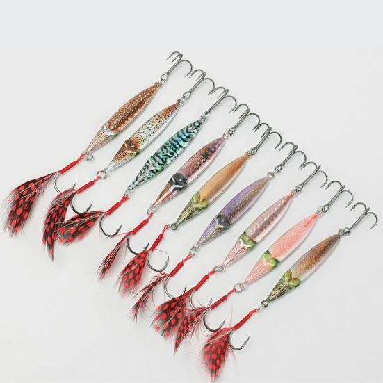 21г/ 6,6см Бионическая приманка Острый крючок 3D Имитация рыбьего глаза Имитация Соблазнительная Рыбалка Дорожка