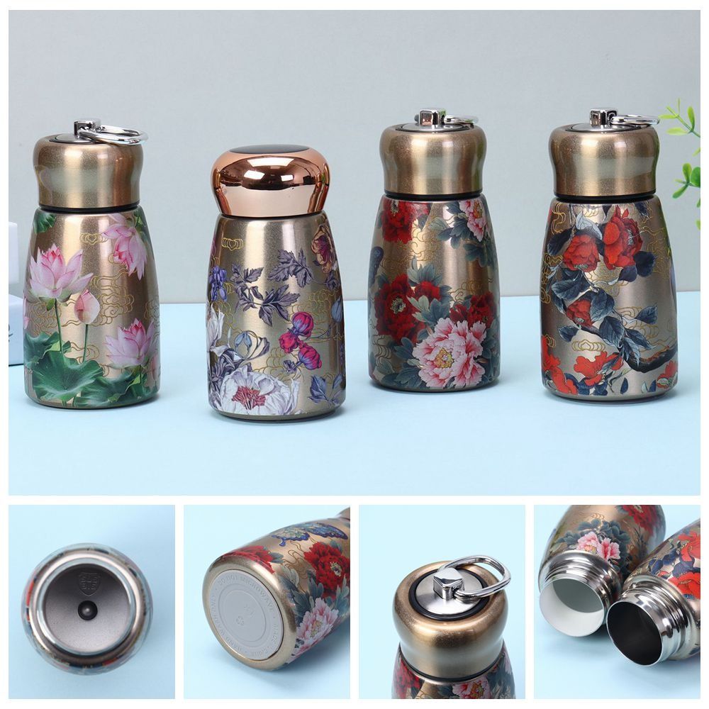 300ml Insulated Cup Stainless Steel Slim Insulated Thermal Water Bottle Outdoor Hiking