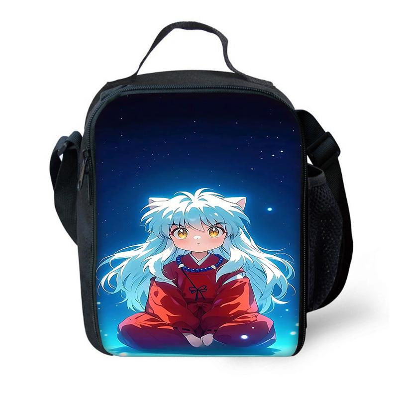 Школьный рюкзак Inuyasha для детей, теплый, зимний, с сумками для ланча, пеналами, школьными сумками для мальчиков и девочек, лучший подарок
