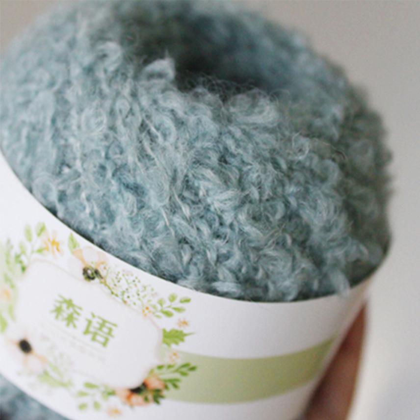 Шерстяная пряжа мягкая гладкая для ручного вязания круговая нить вязаная крючком кукольные волосы сделай сам плюшевая кукла рукоделие вязание сделай сам вязаный инструмент