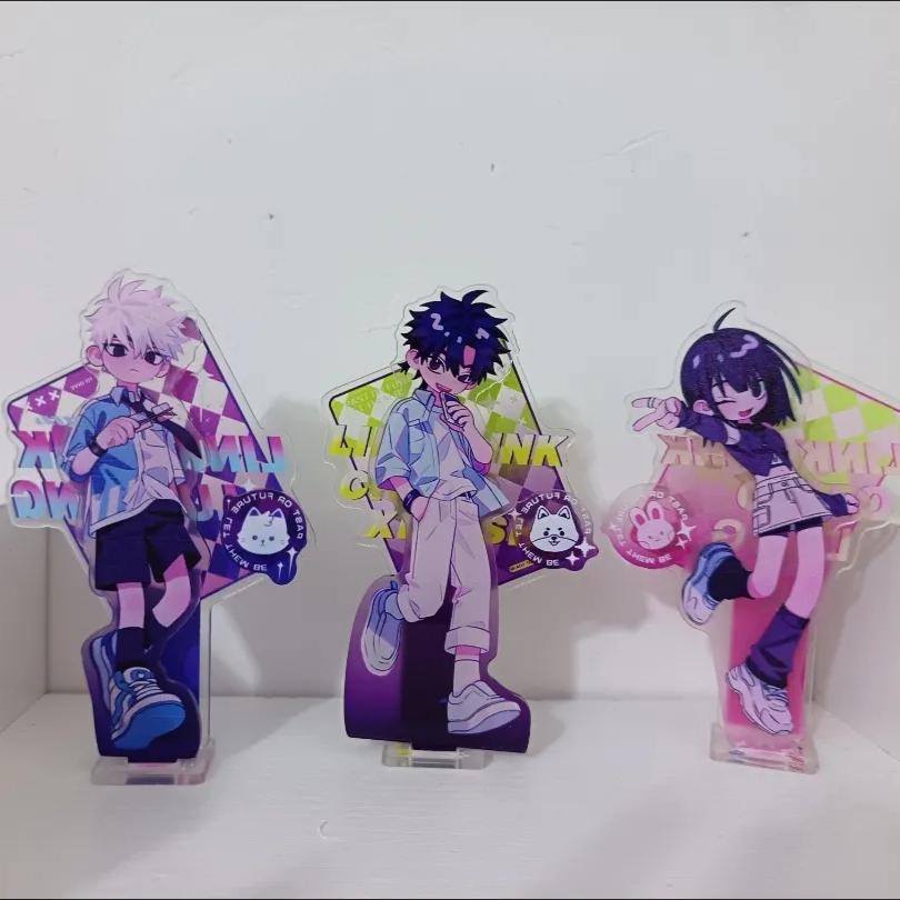 Anime Link Click Acrylic Stand Action Figure Toy Charles Lucas Collectible Figures Desktop Home Decoration