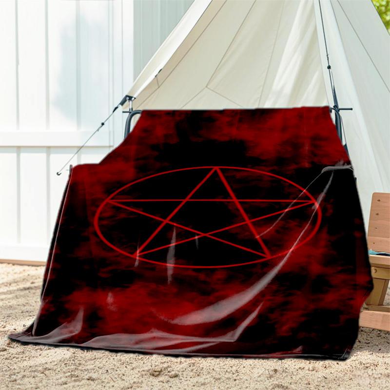 1pc supernatural  blanket, all season lightweight home office outdoor nap multifunctional blanket