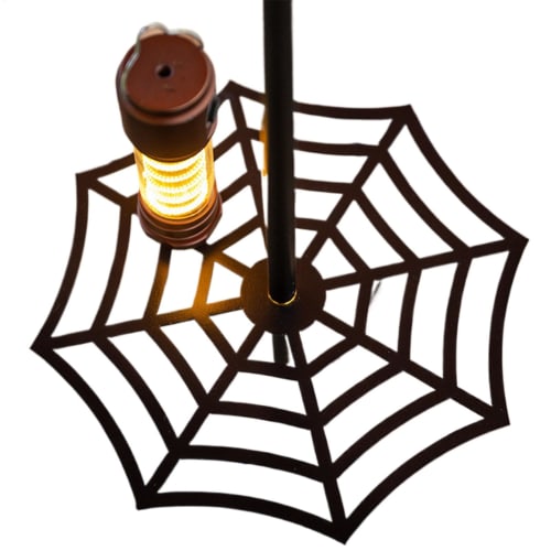 Gevrkjenp Outdoor Camping Light Pole Tray, Hollow Table for Camping Lanterns | Portable Hollow Table for Camping Lanterns, Tray Holder, Stainless Stee