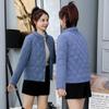 2024 Korean Style Women's Slim Stand Collar Light Down Cotton Jacket