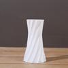 Plastic Flower Pot Spiral Pattern Design Flower Arrangement New Flower Vase  Living Room