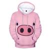 Kawaii Animal Lucky Pink Pig 3D Hoodies Толстовки женские/мужские Oversize Hoodies 3D Winter Casual Sweatshirt уличная одежда
