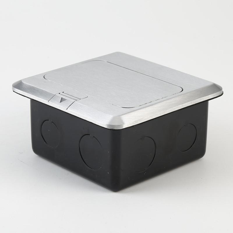 20A Pop-Up Hidden Ground Socket USB Charging Socket Aluminum Alloy Waterproof Floor Socket