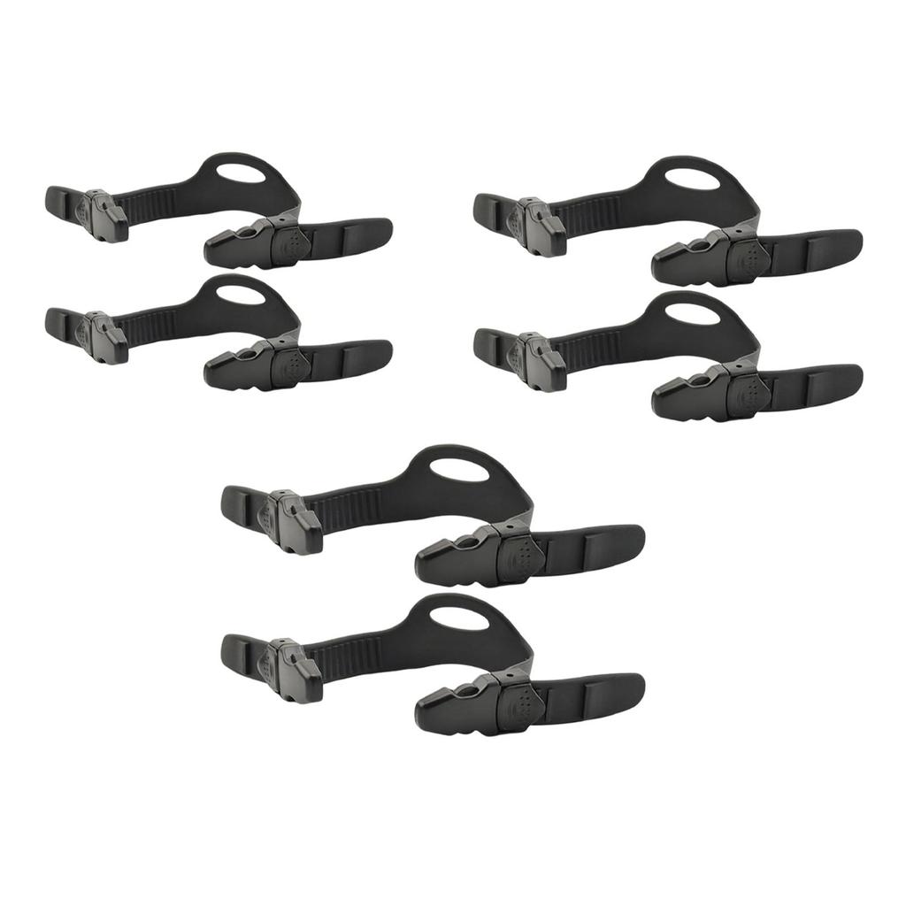 2Pcs Rubber Fin Straps Adjustable Set Diving Accessory for Scuba Fin Swimming Snorkeling