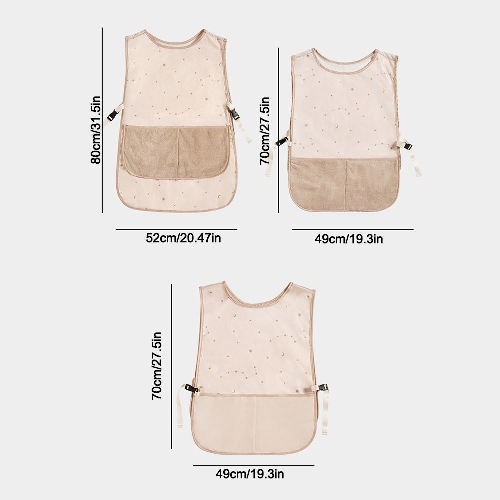 Фартук без рукавов в стиле жилета, легко моющийся, для рук, униформа кофейни для поваров и официантов