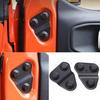 8pcs Door Lock Cover + Screw Protector Trim For Jeep Wrangler JL JT  2018- 2024