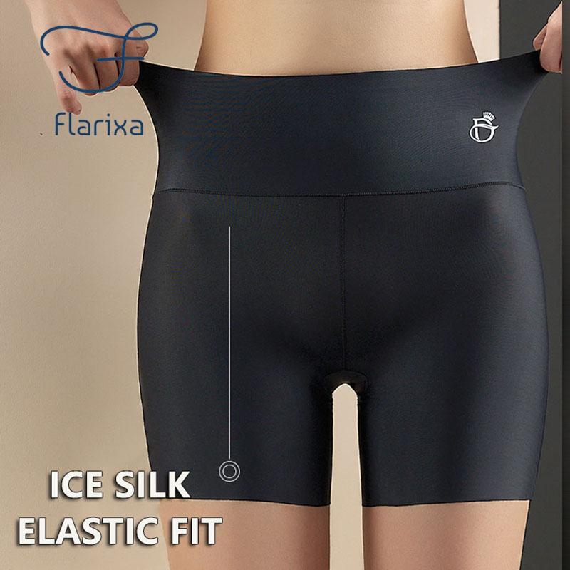 Мода Ice Silk Высокая талия Женские бесшовные шорты Защитные брюки Живот Бедра Похудение Спортивные боксерские шорты Формирование жира Живот Женские трусики