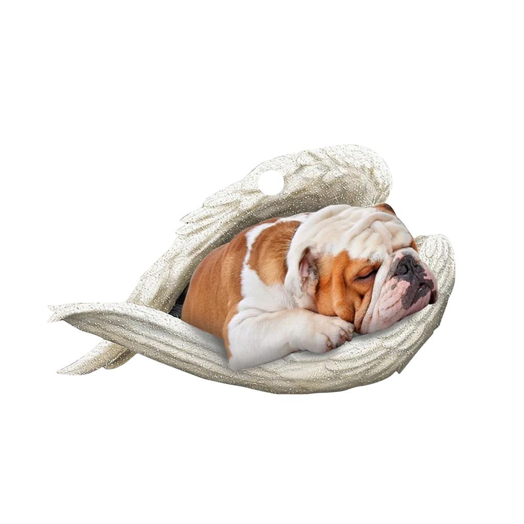 Милое подвесное украшение для собаки со спящим ангелом, подвесное украшение, подарочная подвеска