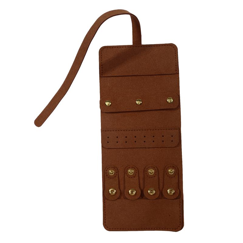 Дорожная шкатулка для украшений Портативная складная шкатулка-ролл для украшений Браслет Кольцо Ожерелья Сумка для хранения серег для дорожных сумок