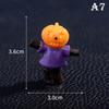 Cute Halloween Micro Landscape Miniature Figurines Resin Craft Mini Fairy Garden Ornaments Cute Pumpkin Ghost Decoration