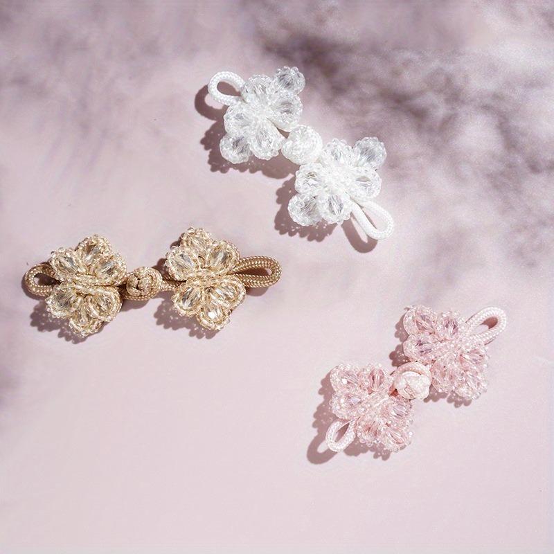 Декоративные пуговицы ручной работы из бисера в этническом стиле, китайские пуговицы ципао в стиле Тан