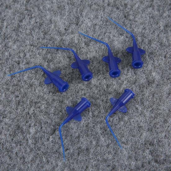 50pcs / Bag Disposable Irrigation Rinse Tips Dental Teeth Whitening Flexible Resin Tip Soft Needle
