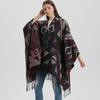 New Bohemian Shawl Fashion Thickened Imitation Cashmere Dual-purpose Scarf Cape