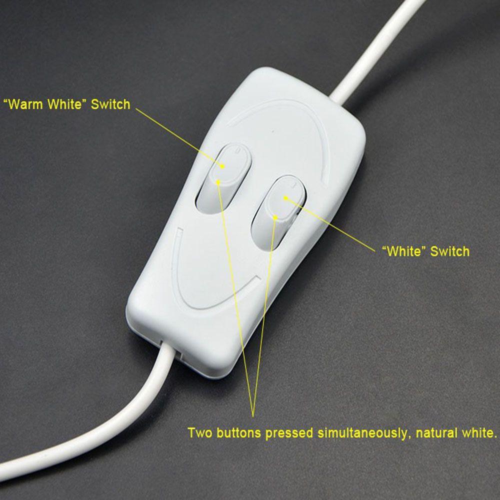 30 светодиодов Новая DC 5V Ночное Освещение Светодиодная Барная Лампа USB Светодиодная Лента 3 Режима Переключаемая Настольная Лампа